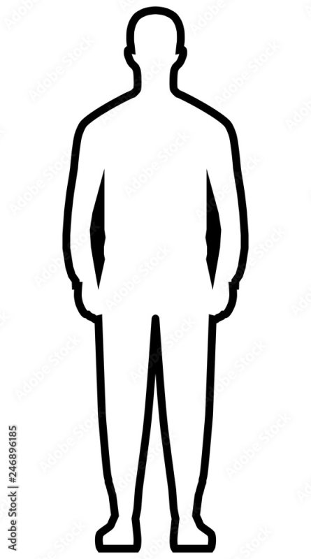 Контур мужчины