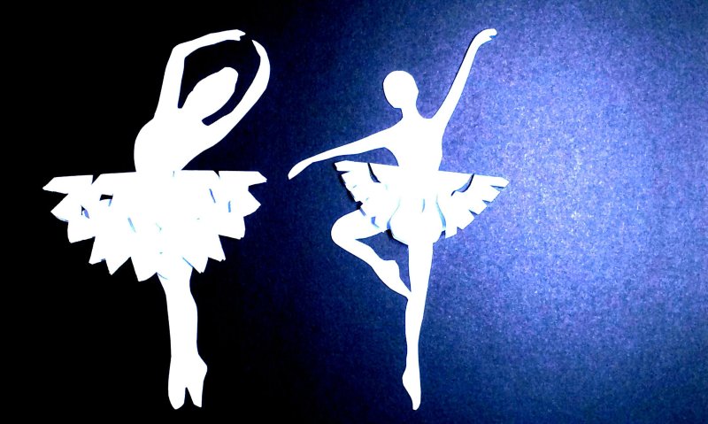 Снежинки балеринки