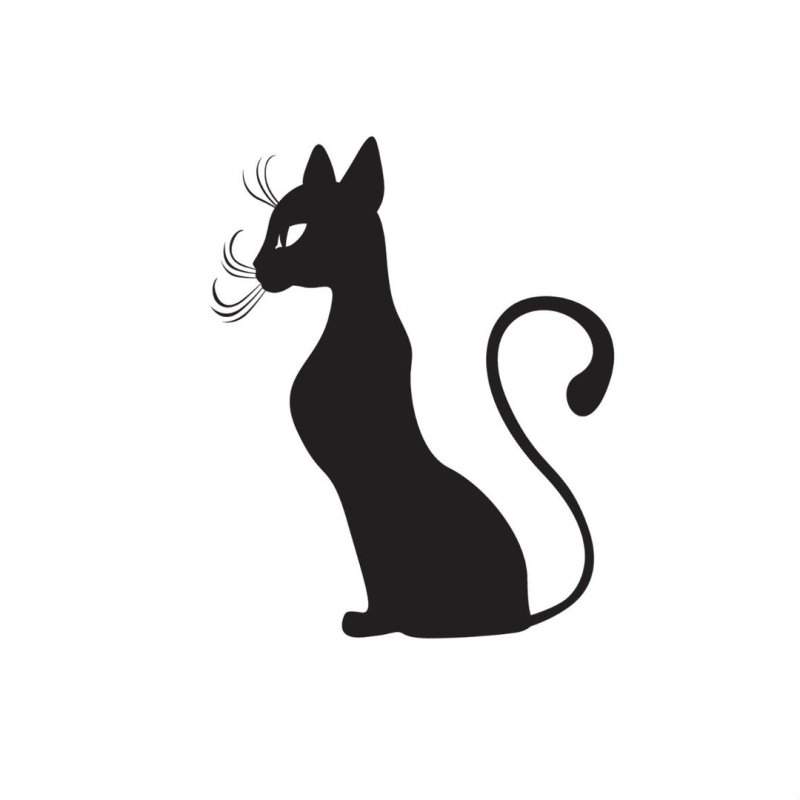 Силуэт кошки
