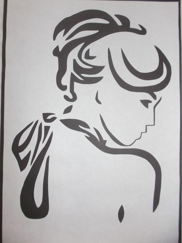 Силуэтный портрет