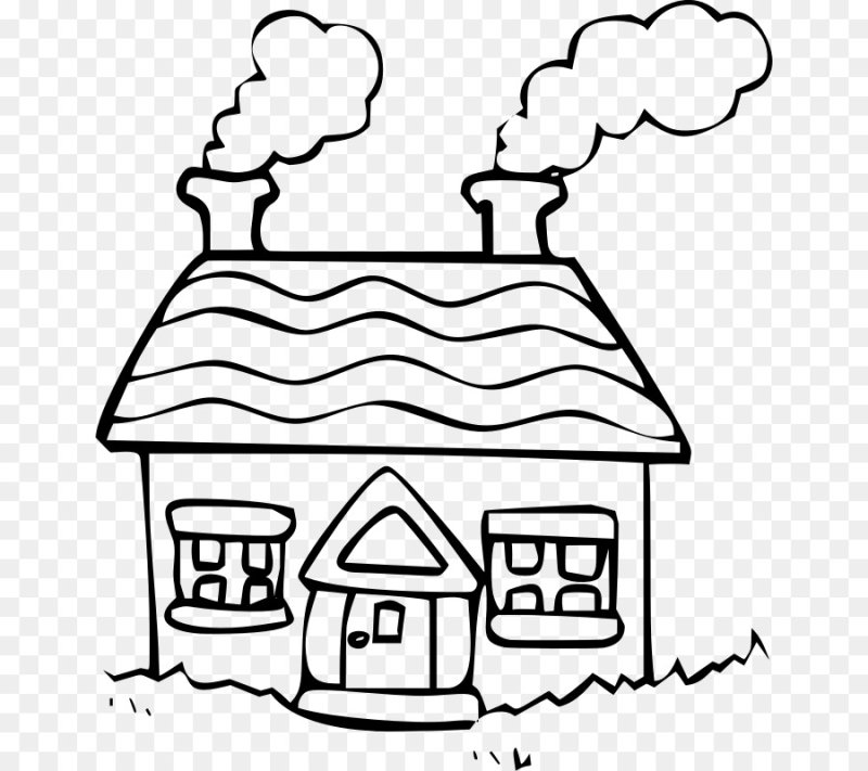 Домик с дымком