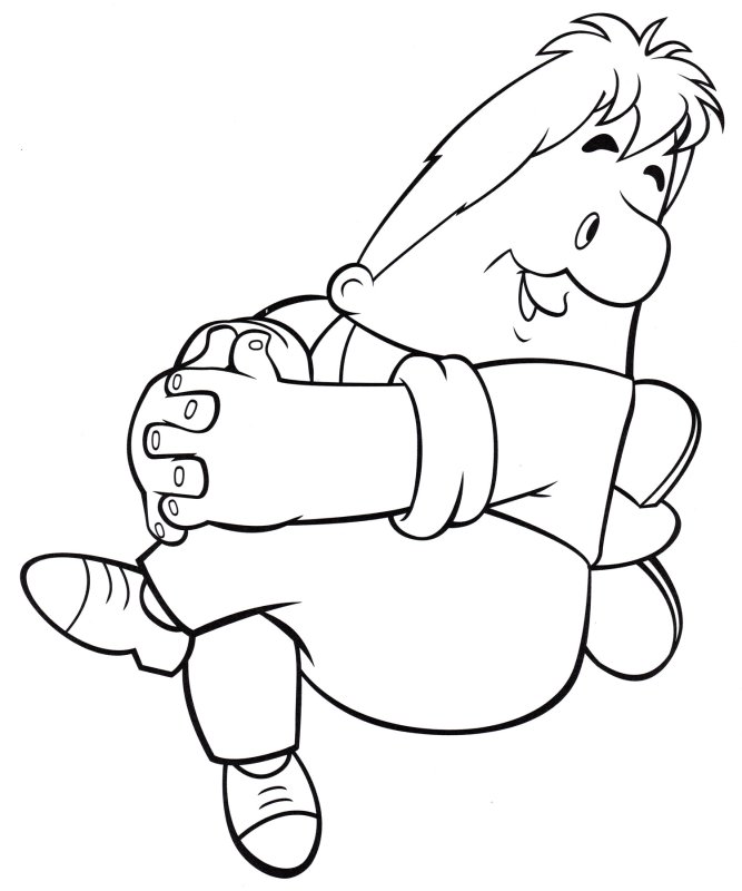 Малыш и Карлсон рисунок