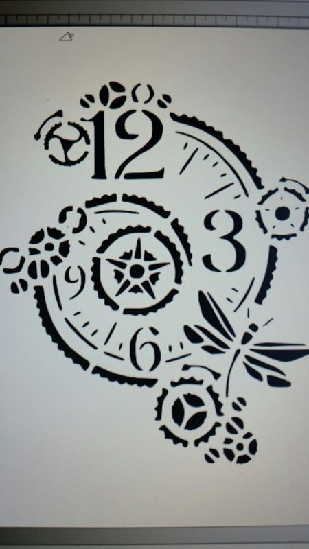 Вырезные часы