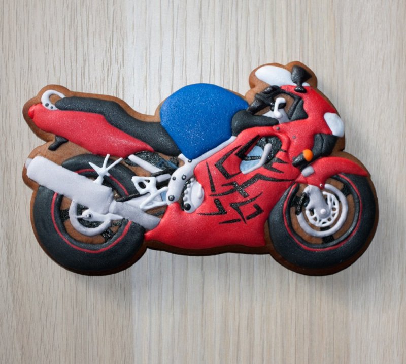 Пряник на мотобайк