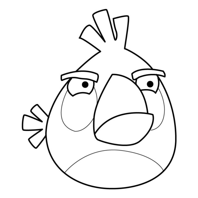 Энгри бердз картинки раскраски