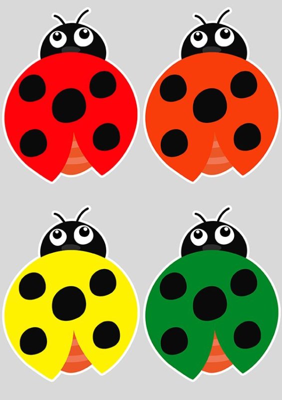 Трафареты цветные