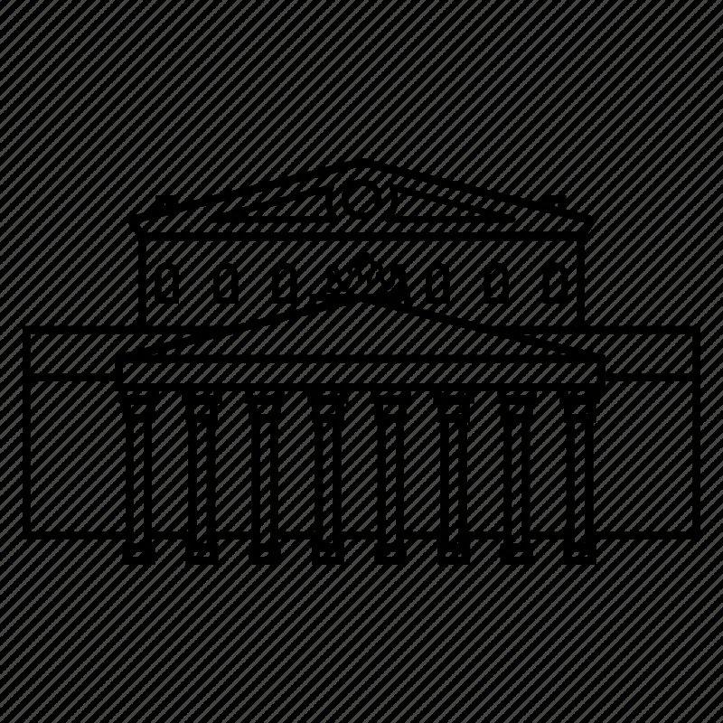 "Классицизм" (большой театр в Москве) рисунок