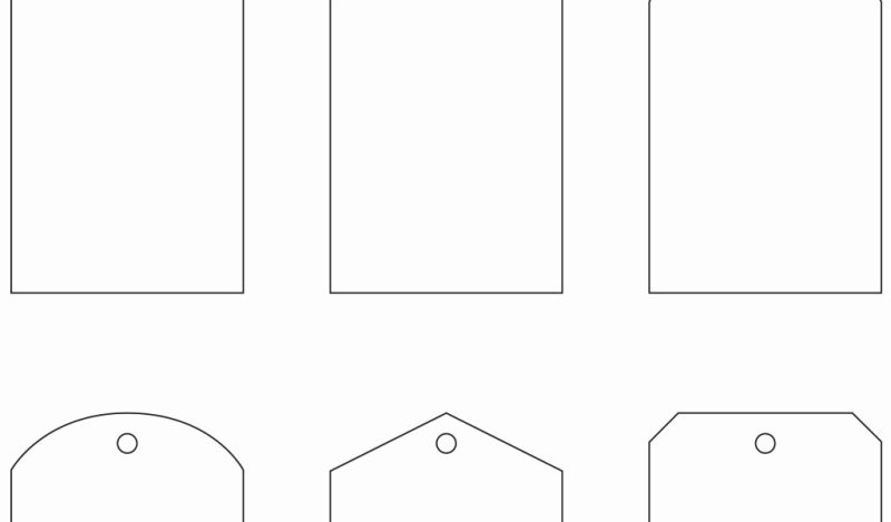 Бирка трафарет