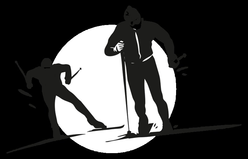 Лыжные гонки вектор