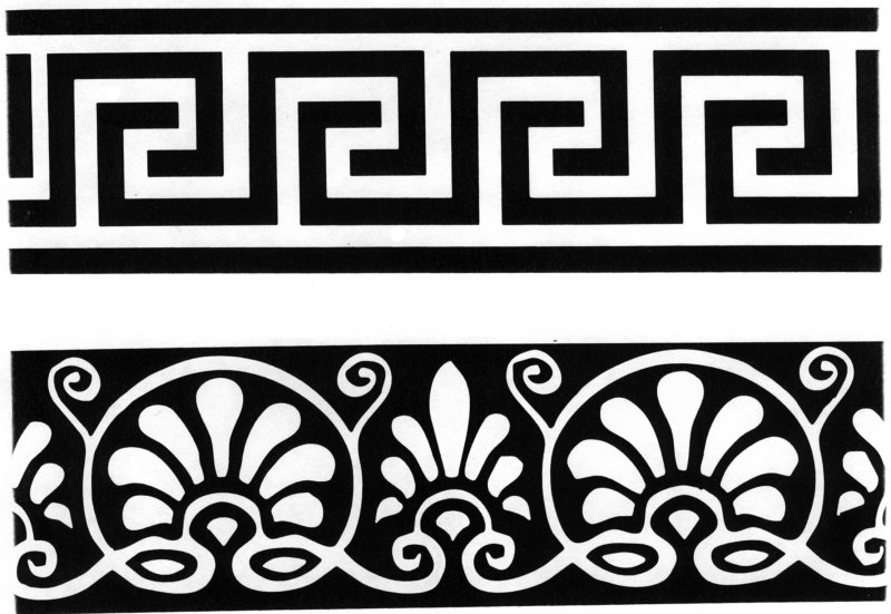 Древнегреческий орнамент Пальметта