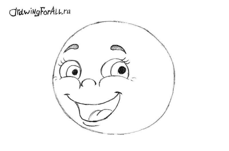 Колобок рисунок