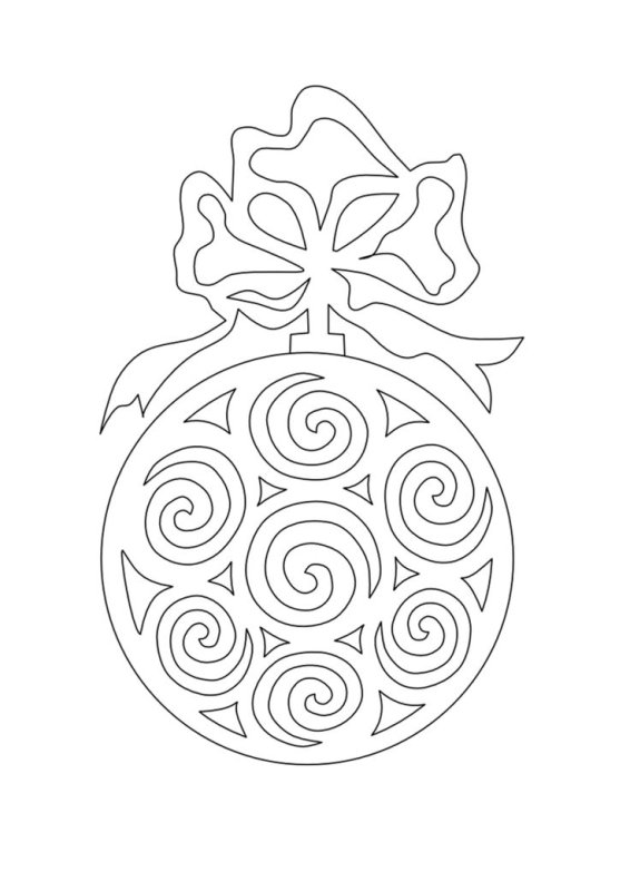 Новогодние трафареты на ок