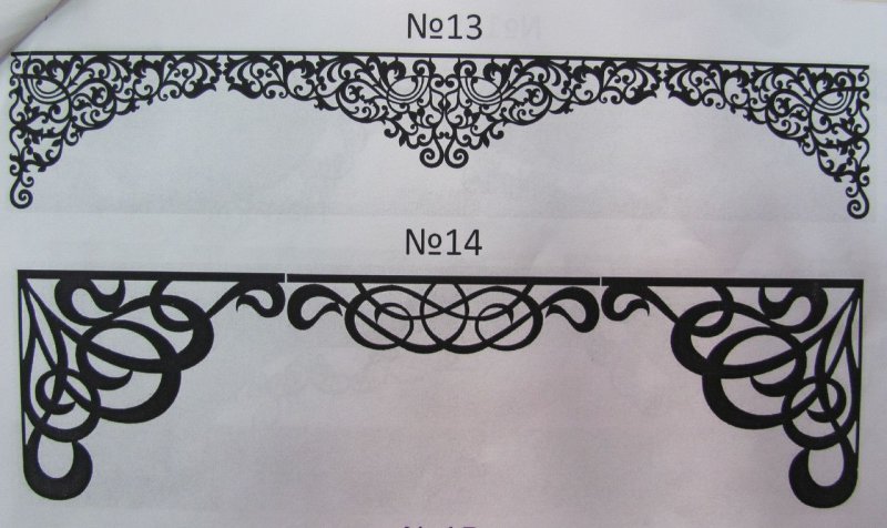 Узор для ламбрекена