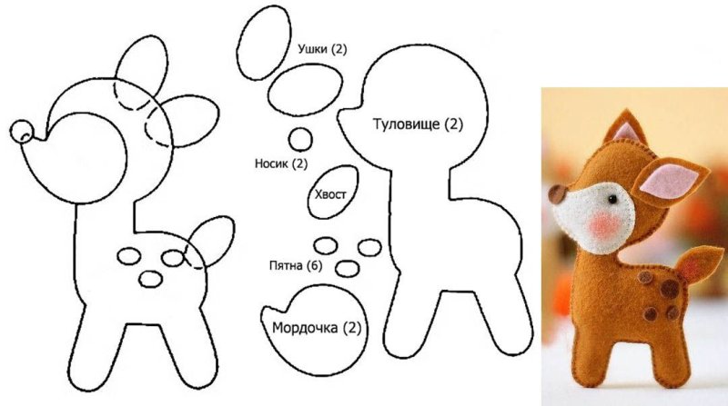 Игрушка из фетра своими руками выкройки и схемы для начинающих