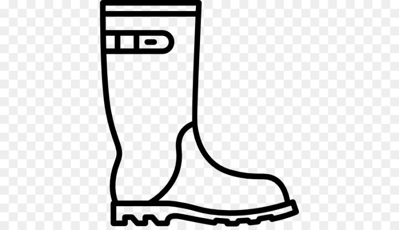 Сапог трафарет