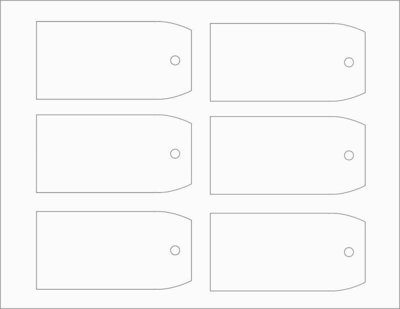 Бирка шаблон для печати