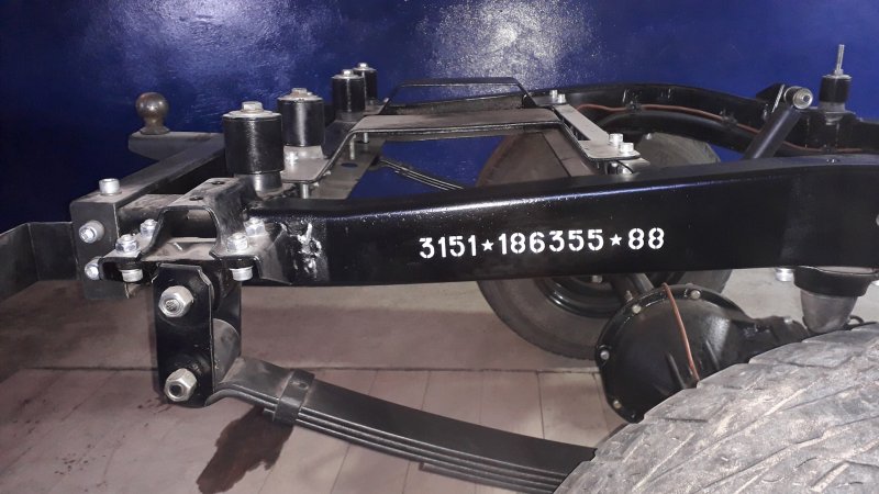 Номер рамы УАЗ 469