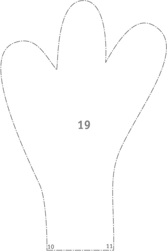 Лапы лягушки шаблон