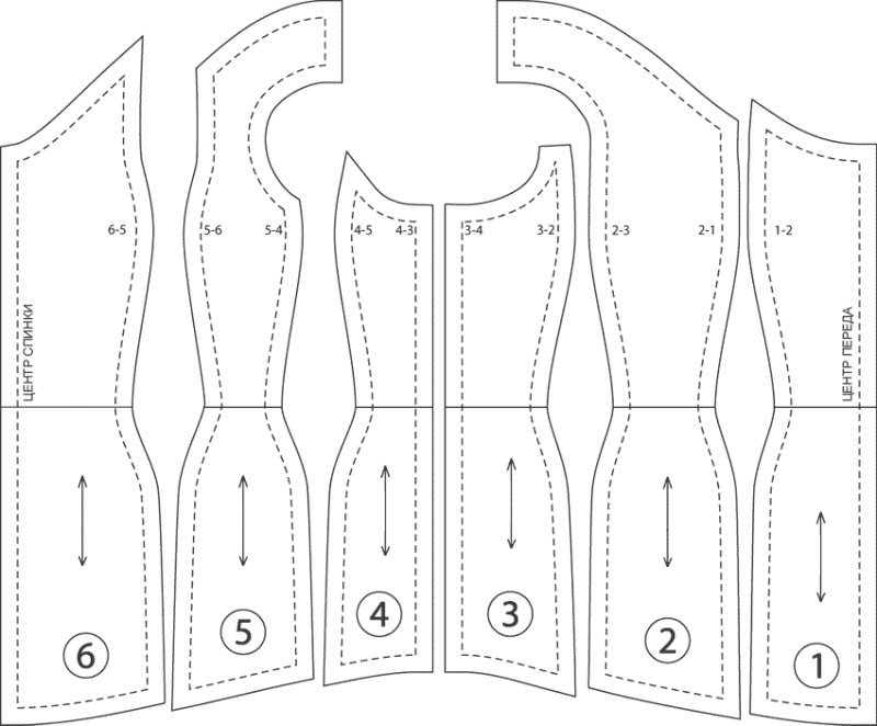 Выкройка корсета