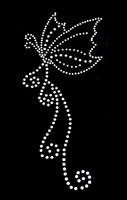 Рисунок стразами