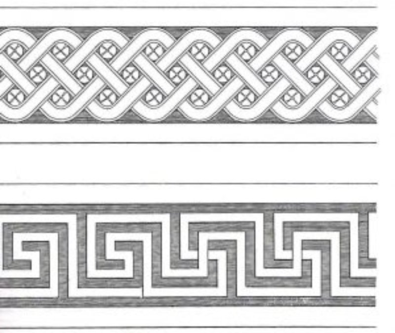 Меандр в архитектуре Греции