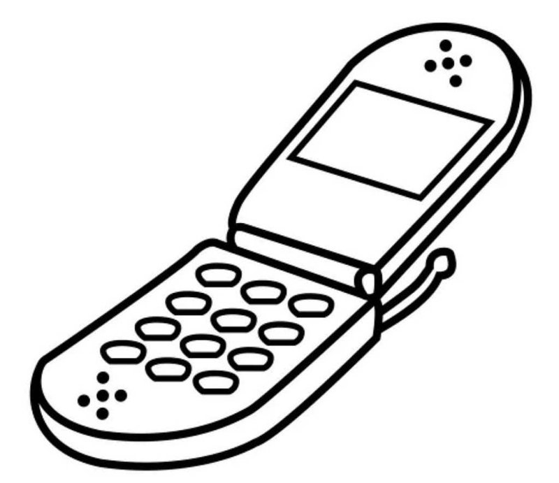 Раскраска смартфон