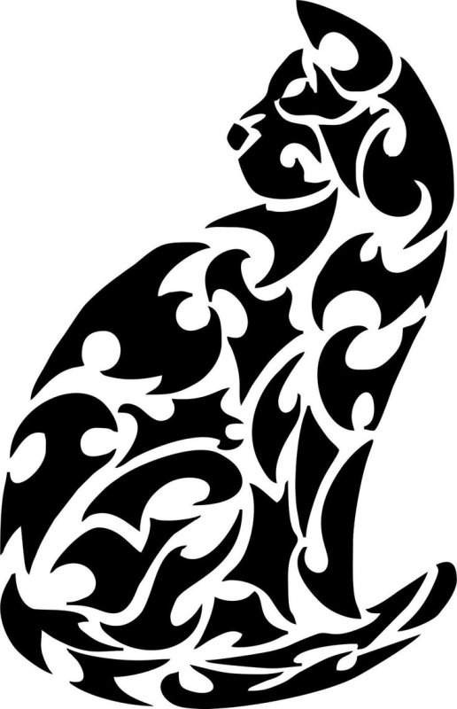 Трафареты животных для декора