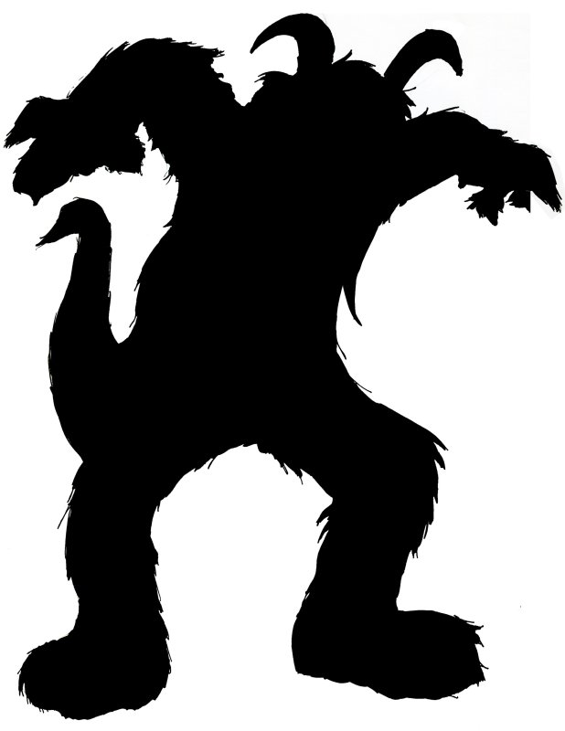 Страшный силуэт