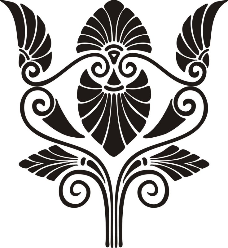 Египетский орнамент Пальметта