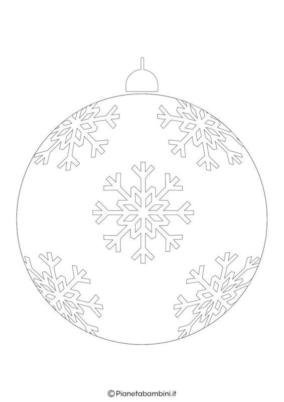 Трафареты круглые новогодние шары