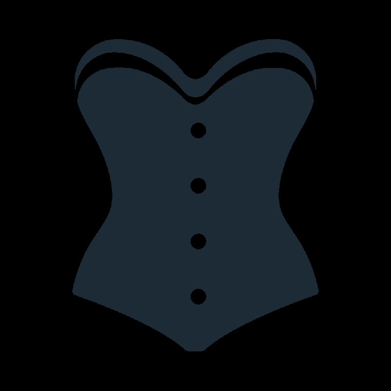 Значок корсет