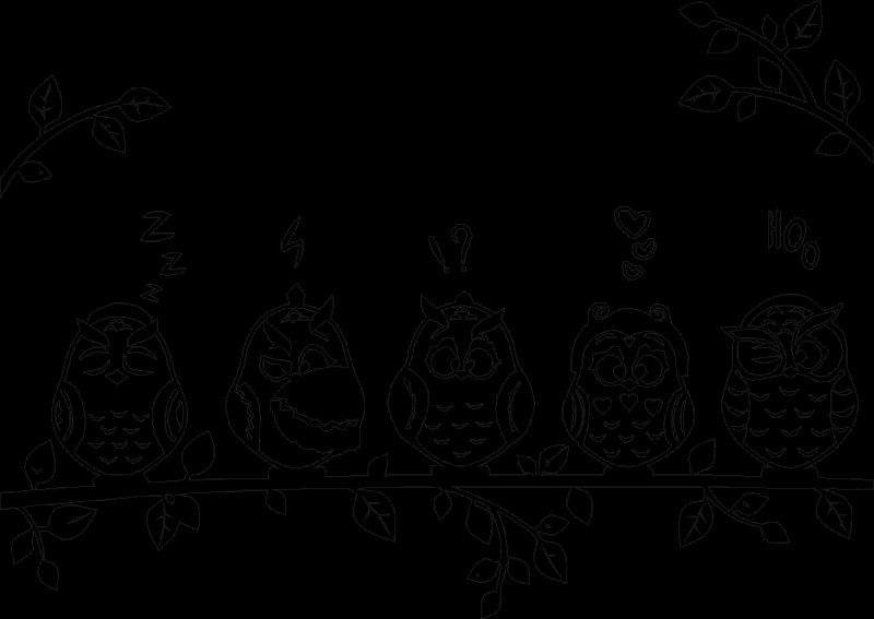 Силуэт Совы