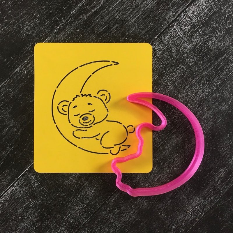 Мишка пряник шаблон