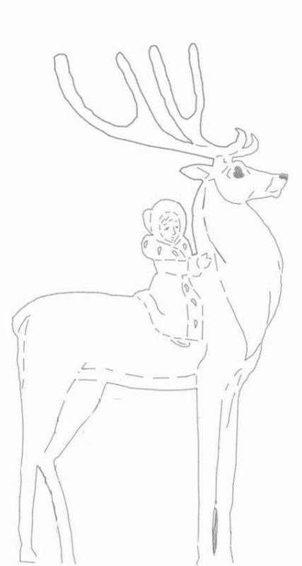 Вытынанки из снежной королевы