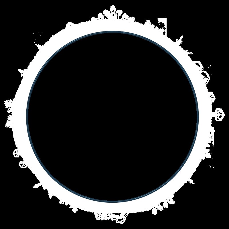 Белый круг без фона