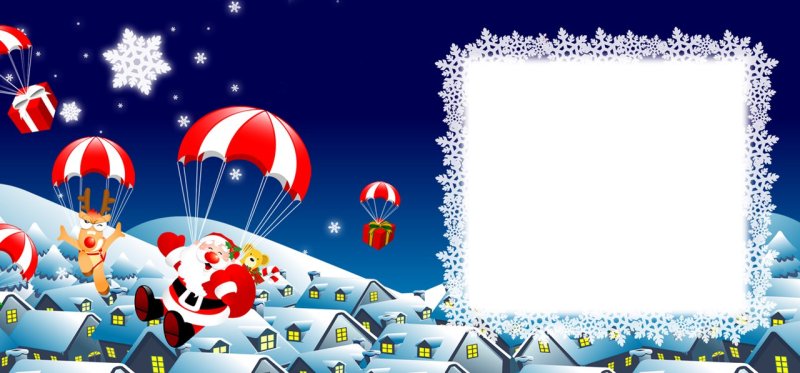 Новогодний шаблон на кружку