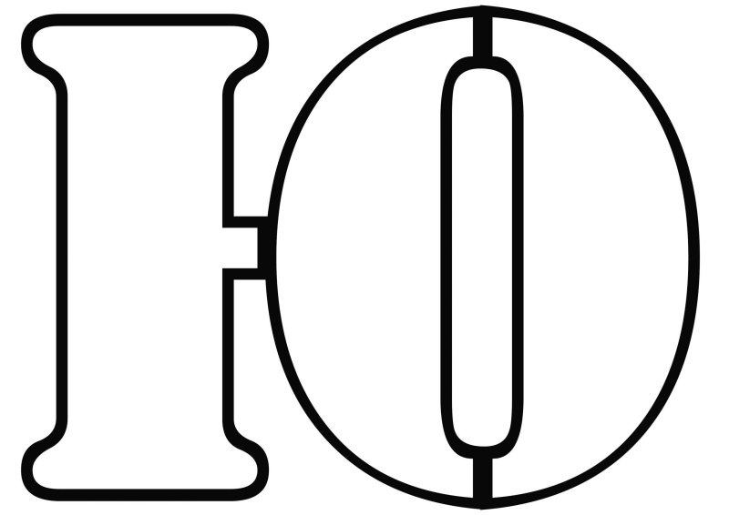 Буквы для раскрашивания для детей без картинок