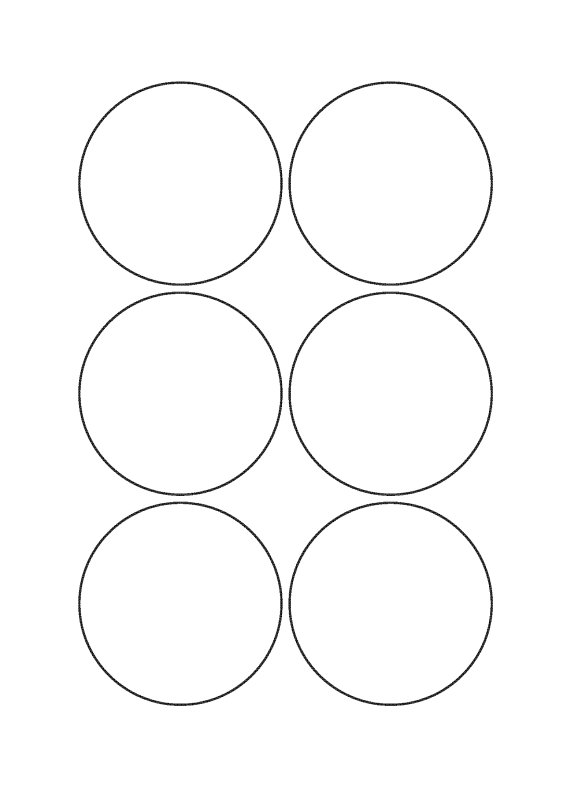 Круги трафареты для вырезания разных размеров