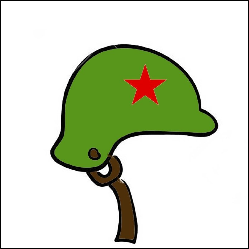 Военный шлем рисунок