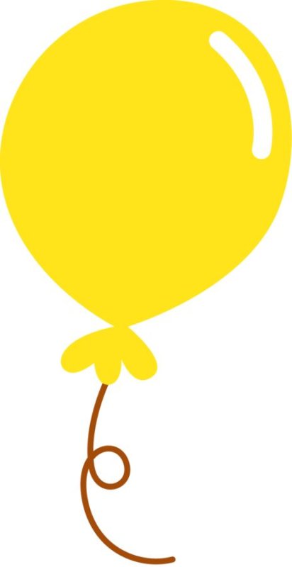 Воздушный шар для вырезания