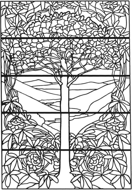 Эскиз витража