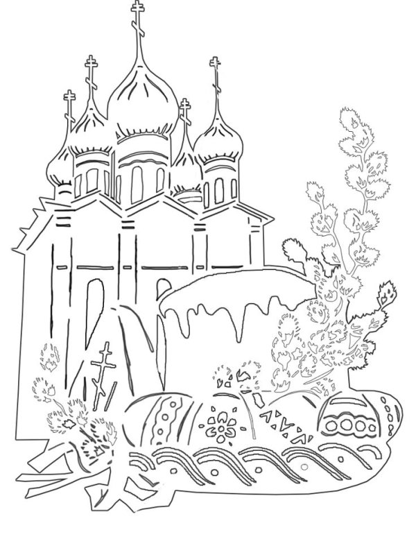 Вытынанка Пасха