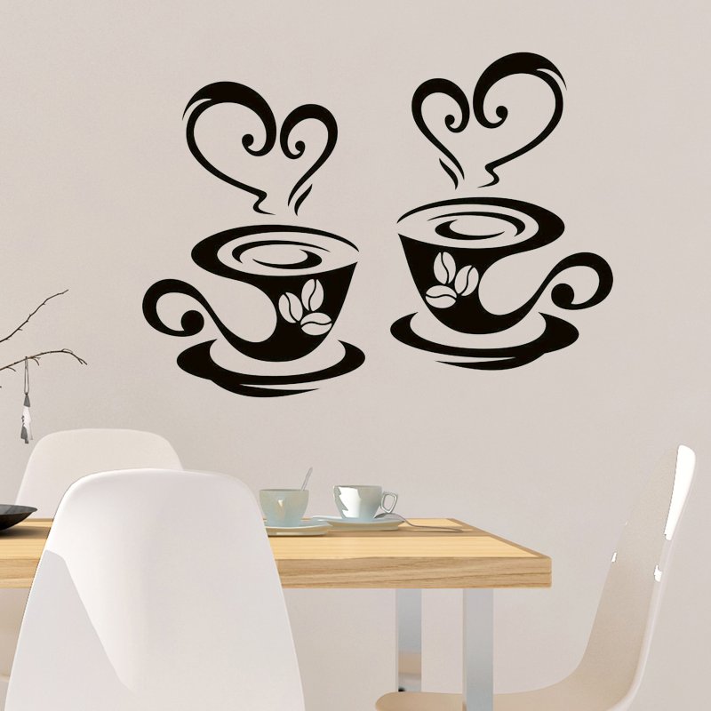 Рисунок на стене на кухне