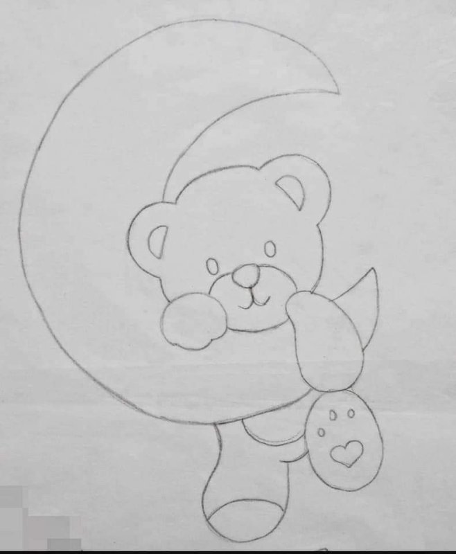 Мишк ана Лунге из фетра выкройка