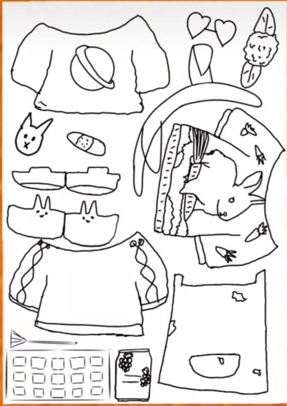 Одежда для Лала Фанфан бумажный