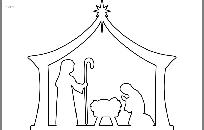 Трафареты на окна Рождество