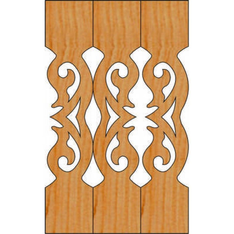 Пропильная резьба балясины