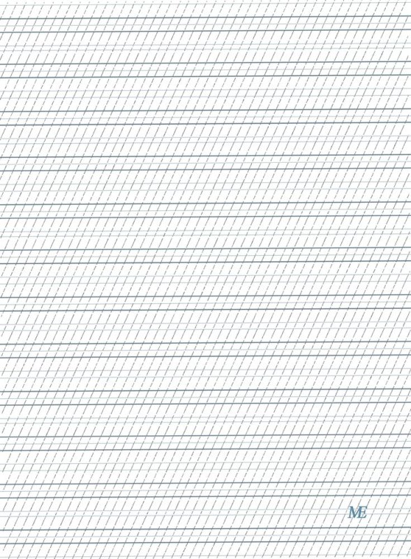 Разлиновка в косую линию а4