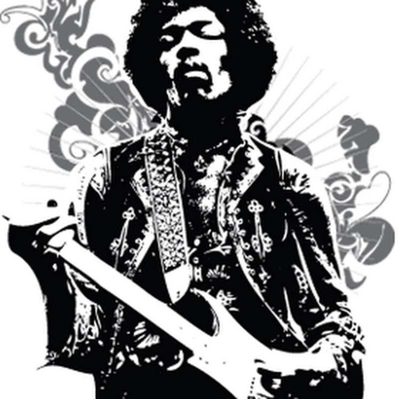 Трафарет Джимми Хендрикс