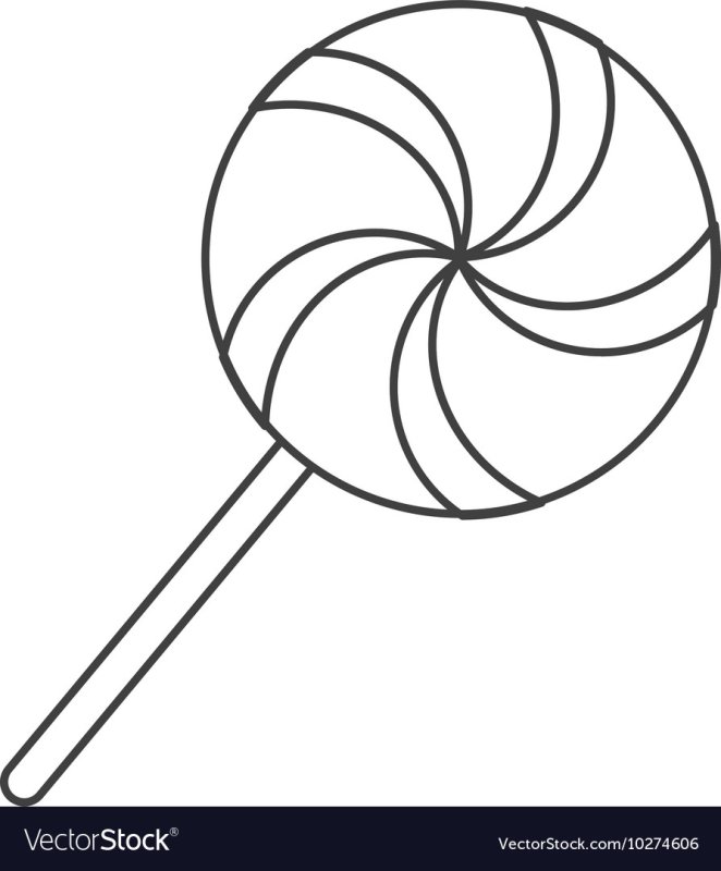 Раскраска конфеты